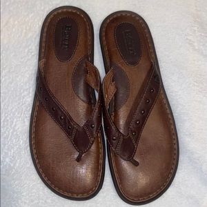 Born women’s brown studded thong sandals